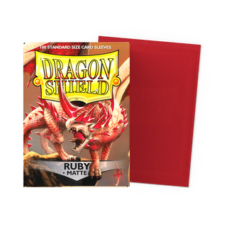 Dragon Shield Sleeves - Matte - Standard - Ruby