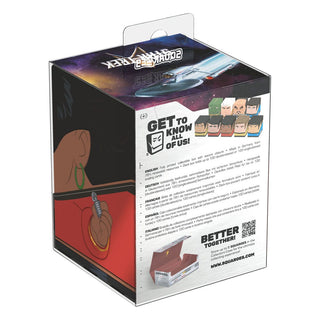 Squaroes Uhura Deck-Box, Star Trek: The Original Series, Sammelbox für TCG-Decks und Zubehör, Ultimate Guard.