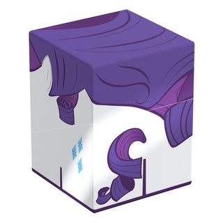 Squaroes Squaroe My Little Pony Rarity Deck-Box, violett-weißes Design, für TCG-Decks und Sammlerstücke.
