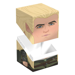 Sammelbox Legolas Squaroe von Ultimate Guard, inspiriert von Herr der Ringe, zur Aufbewahrung von TCG-Decks.
