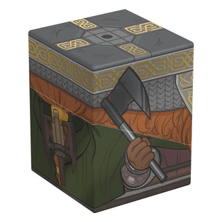 Squaroes Gimli Box von Ultimate Guard, Herr der Ringe Design, zur Aufbewahrung von TCG-Decks und Sammlerstücken.