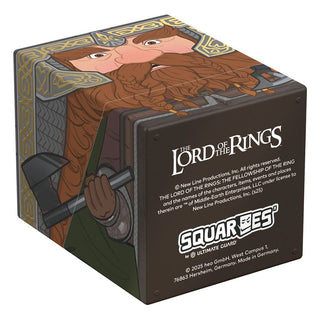Gimli Squaroe Box von Ultimate Guard, Herr der Ringe Design, für TCG-Decks und Sammlerstücke.