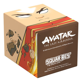 Deck-Box mit Avatar Aang-Design, Ultimate Guard, Squaroes, für TCG-Decks und Sammlerstücke, Avatar: The Last Airbender.