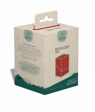 Ultimate Guard Return To Earth Boulder Deck Case 100+ Standardgröße Rot