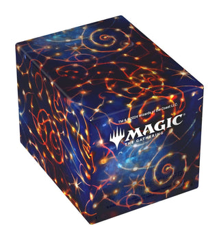 Ultimate Guard RTE Boulder 100+ Bloomburrow Magic: The Gathering Box, leuchtendes Spiraldesign.
