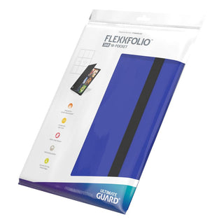 Ultimate Guard Flexxfolio 360, 18-Pocket Blau Kartenmappe, strapazierfähig, für Sammelkarten, in Verpackung.