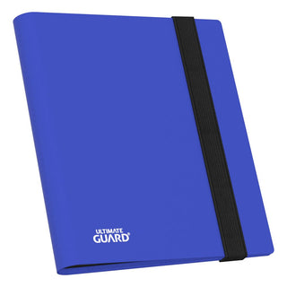 Blaues Ultimate Guard Flexxfolio 160, 8-Pocket Kartenmappe mit elastischem Verschluss.