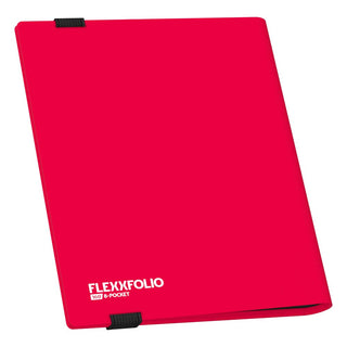 Rote Ultimate Guard Flexxfolio 160 Kartenmappe, 8-Pocket, strapazierfähig, für Sammelkarten.