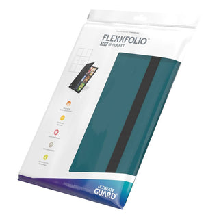 Ultimate Guard Flexxfolio 360, 18-Pocket, petrolblau, Kartenmappe in Verpackung, strapazierfähig, für Sammelkarten.