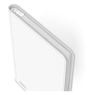 Ultimate Guard Zipfolio 360, weiße Kartenmappe mit Reißverschluss und XenoSkin-Einband, 18-Pocket-Design.