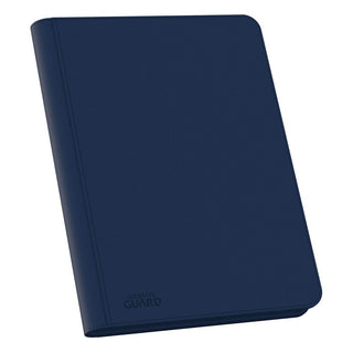 Ultimate Guard Zipfolio 360, blaue XenoSkin-Kartenmappe mit 18-Pocket-Seiten für Sammelkarten.