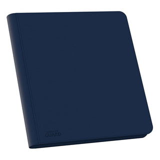 Blaue Ultimate Guard Zipfolio 480 Kartenmappe mit XenoSkin-Einband und Reißverschluss, ideal für Playsets.