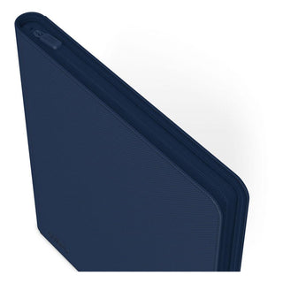 Blauer Ultimate Guard Zipfolio 480 XenoSkin, 24-Pocket, mit Reißverschluss, für Kartenorganisation.