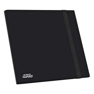 Schwarzes Ultimate Guard Flexxfolio 480, 24-Pocket Kartenmappe mit elastischem Band.