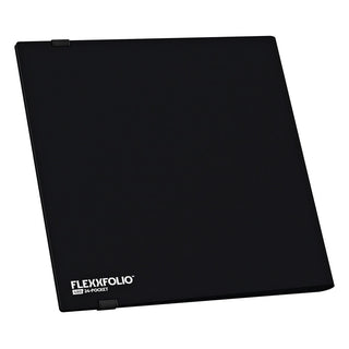 Schwarze Ultimate Guard Flexxfolio 480 Kartenmappe mit 24 Taschen, strapazierfähiger Einband für Playsets.