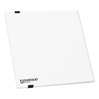 Weißer Ultimate Guard Flexxfolio 480, 24-Pocket Quadrow, Kartenmappe für Playsets, strapazierfähiger Einband.