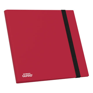 Rote Ultimate Guard Flexxfolio 480 Kartenmappe mit elastischem Verschluss, ideal für Playsets.