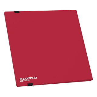 Rote Ultimate Guard Flexxfolio 480 Kartenmappe mit 24 Taschen, strapazierfähiger Einband, optimiert für Playsets.