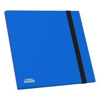 Blaues Ultimate Guard Flexxfolio 480, 24-Pocket Kartenmappe mit elastischem Verschluss.