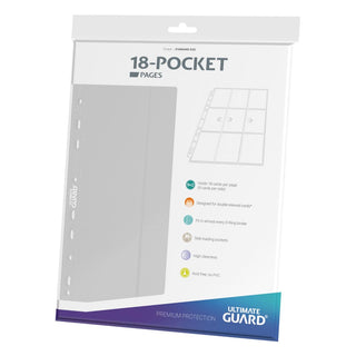 Ultimate Guard 18-Pocket Pages Side-Loading Weiß (10)