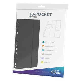 Ultimate Guard 18-Pocket Pages Side-Loading Grau (10)