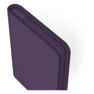 Ultimate Guard Zipfolio 160, violette XenoSkin-Kartenmappe mit Reißverschluss und 8-Pocket-Seiten für Sammelkarten.