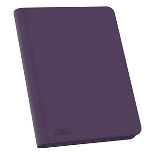 Ultimate Guard Zipfolio 320, violette Kartenmappe mit XenoSkin-Einband, 16-Pocket, geschlossen.