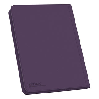 Ultimate Guard Zipfolio 320, violette Kartenmappe mit XenoSkin-Einband und Reißverschluss, 16-Pocket, für Sammelkarten.