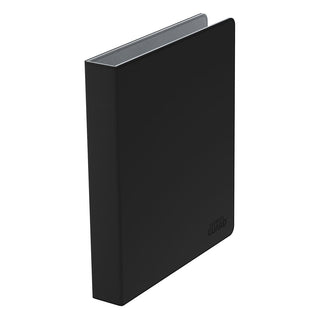Schwarzer Ultimate Guard XenoSkin SLIM 3-Ringordner für Sammelkarten.