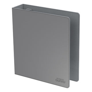 Grauer Ultimate Guard XenoSkin 3-Ring-Ordner, 70 mm breit, für Sammelkarten.