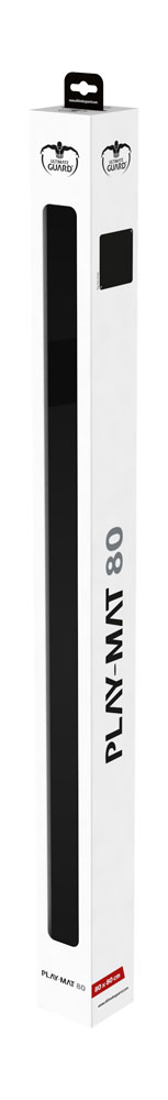 Ultimate Guard Spielmatte 80x80 cm, schwarz, in Verpackung, rutschfest, 2 mm dick, schützt Karten beim Spielen.