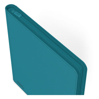 Petrolblaue Ultimate Guard Zipfolio 480 Kartenmappe mit XenoSkin-Einband und Reißverschluss, 24-Pocket Design.