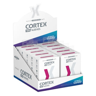 Ultimate Guard Cortex Sleeves Standardgröße Pink, 100er Packung, in Displaybox.