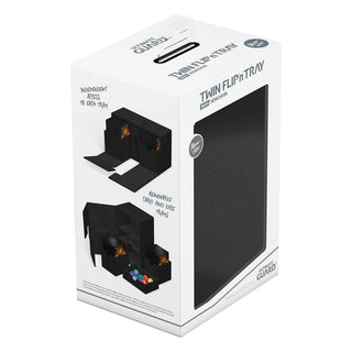 Ultimate Guard Twin Flip`n`Tray 160+ XenoSkin Monocolor Schwarz