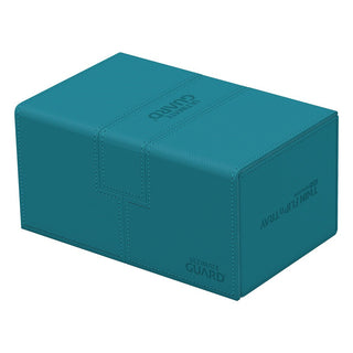 Ultimate Guard Twin Flip`n`Tray 160+ XenoSkin Monocolor Petrolblau