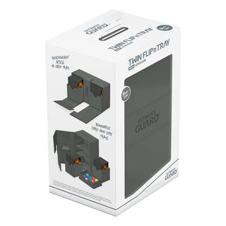 Ultimate Guard Twin Flip`n`Tray 160+ XenoSkin Monocolor Grau