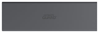 Ultimate Guard Arkhive 400+ XenoSkin Grau, Kartenaufbewahrung, geschlossen, strukturiertes Material.