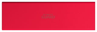 Ultimate Guard Arkhive 400+ XenoSkin Monocolor Rot, Kartenaufbewahrung, rechteckig, strukturiertes Material.