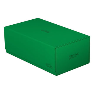 Grüne Ultimate Guard Arkhive 800+ XenoSkin Box für Kartenaufbewahrung.