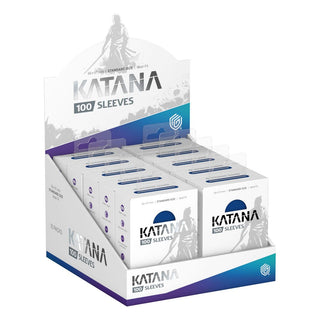Ultimate Guard Katana Sleeves in Blau, 100 Stück, blickdicht und strapazierfähig, ideal für Kartenliebhaber und Sammler.