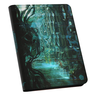 Ultimate Guard Zipfolio 360 Xenoskin mit gruseligem Duskmourn-Design, Magic: The Gathering Edition.