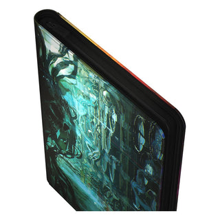 Ultimate Guard Zipfolio 360 Xenoskin mit gruseligem Duskmourn-Design, Magic: The Gathering Edition.
