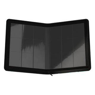 Offenes Ultimate Guard Zipfolio 360 Xenoskin mit leeren Kartenfächern für Magic: The Gathering.