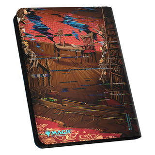 Ultimate Guard Zipfolio 360 Xenoskin mit gruseligem "Duskmourn: House of Horror"-Design für Magic: The Gathering.