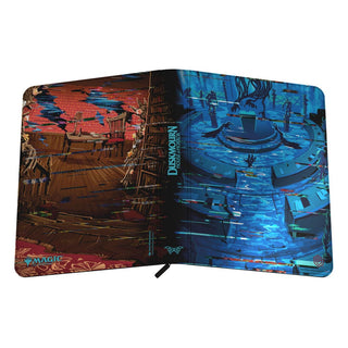 Ultimate Guard Zipfolio 360 Xenoskin "Duskmourn: House of Horror" mit gruseligen, farbenfrohen Illustrationen.