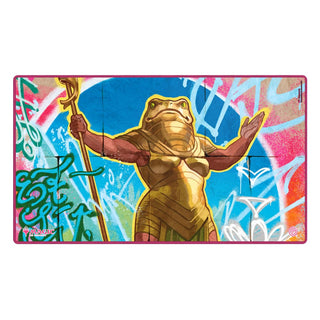Magic: The Gathering Play-Mat "Aetherdrift" mit Froschkrieger-Design, 61x35cm, von Ultimate Guard.