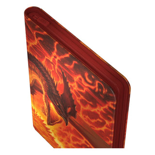 Ultimate Guard Zipfolio 360 Xenoskin mit Drachenmotiv, Reißverschluss, für Sammelkarten.