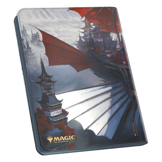 Ultimate Guard Zipfolio 360 Xenoskin mit Magic: The Gathering "Tarkir: Dragonstorm" Design, zeigt mystisches Kloster.