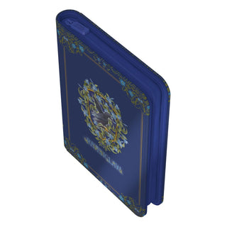 Ultimate Guard Zipfolio 160 Xenoskin in Blau mit Ravenclaw-Design, Harry Potter Sammelkartenalbum.