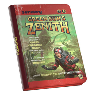 Ultimate Guard Zipfolio 360 Xenoskin mit "Green Sun’s Zenith"-Artwork aus Magic: The Gathering, Edge of Eternities-Set.
